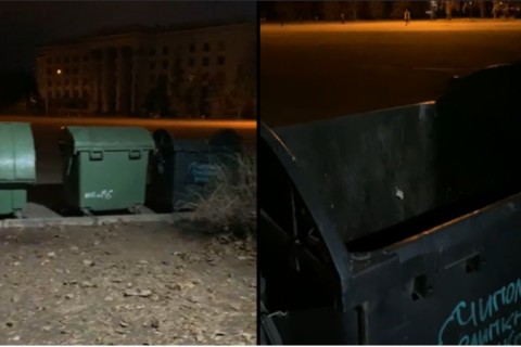 В Одессе неизвестные бросили пенсионерку в мусорный бак, чтобы она замерзла насмерть