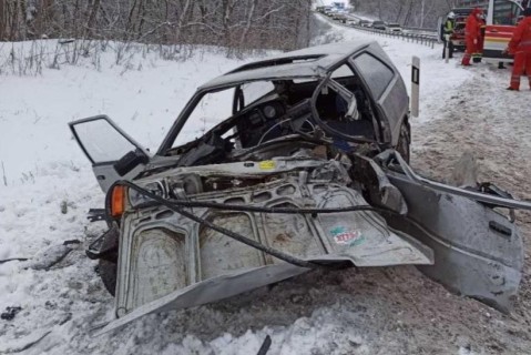 В Харьковской области произошло столкновение с участием автобуса