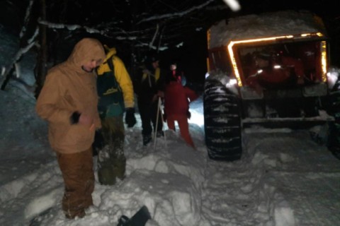 В Закарпатской области спасатели нашли четырех лыжников, пропавших в горах