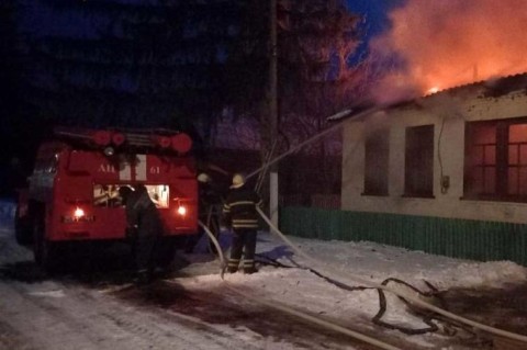 Возле Киева сгорел дом культуры